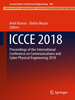 cover image of ICCCE 2018